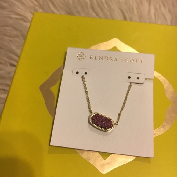 Kendra Scott Jewelry - Kendra Scott Elisa fuchsia drusy